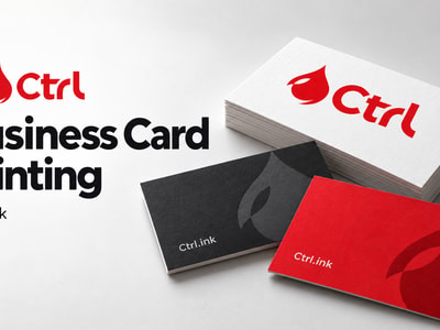 Ctrl Business Card Printing Banner