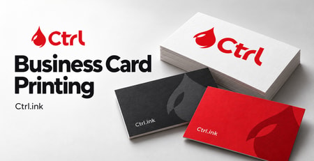 Ctrl Business Card Printing Banner